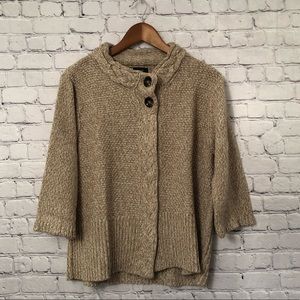 Jenny Tan Button Snap Cardigan Size XL